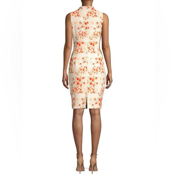 NWOT BLACK HALO Corrine Floral Sheath Dress (Size 0/XS) - Picture 4 of 8